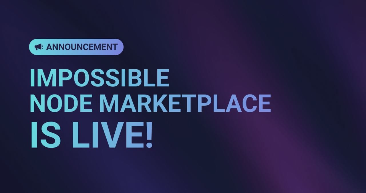 Node Marketplace - How to buy and use our marketplace